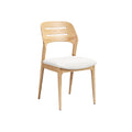Modern Wooden Dining Chair with Cushioned Seat