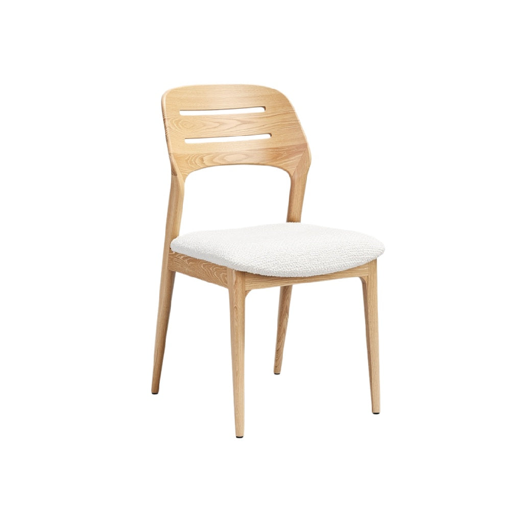 Modern Wooden Dining Chair with Cushioned Seat