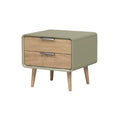 Stylish Modern Nightstand with Two Drawers