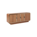 Modern Wooden Sideboard with Ribbed Doors